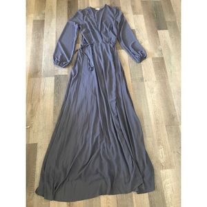 Long sleeve maxi dress